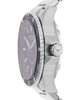 Emporio Armani Meccanico Automatic Blue Dial Silver Steel Strap Watch For Men - AR60059 Buy Now By Emporio Armani