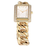 Michael Kors Emery Three Hand Silver Dial Gold Steel Strap Watch For Women - Mk7300 Buy Now By Michael Kors