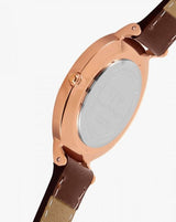 Daniel Wellington Classic Petite St Mawes Black Dial Brown Leather Strap Watch For Women - DW00100225 Buy Now By Daniel Wellington