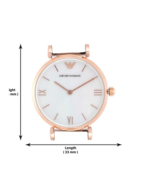 Emporio Armani Gianni Mother of Pearl Dial Two Tone Steel Strap Watch For Women - AR1764 Buy Now By Emporio Armani