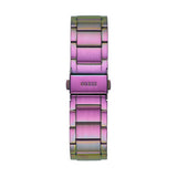 Shop Guess Phoenix Chronograph Crystals Silver Dial Pink Steel Strap Watch For Women - GW0104L4 in USA