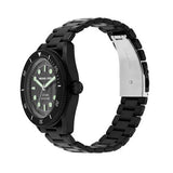 Michael Kors Maritime Three Hand Black Dial Black Steel Strap Watch for Men - MK9181 Buy Now By Michael Kors