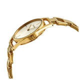 Calvin Klein Dainty White Dial Gold Steel Strap Watch for Women - K7L23546