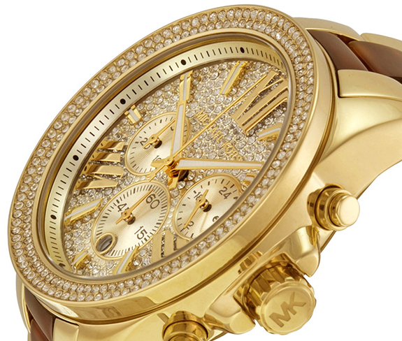 Michael Kors Wren Gold Dial Two Tone Steel Strap Watch for Women - MK6294 Buy Now By Michael Kors