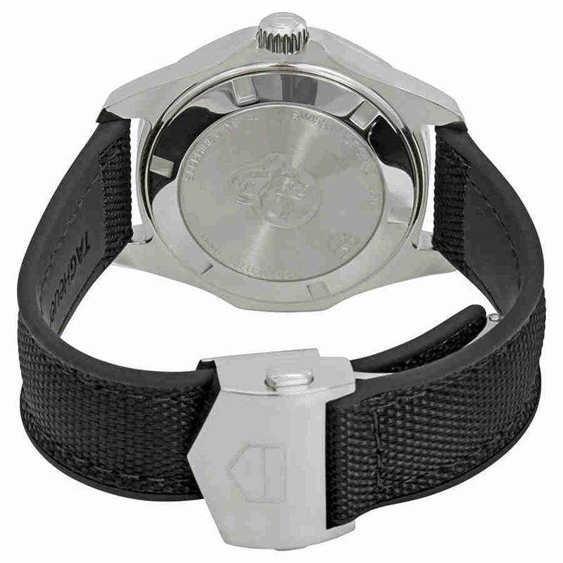 Tag Heuer Aquaracer Quartz Mother of Pearl Black Dial Black NATO Strap Watch for Women - WAY131M.FT6092 Buy Now By Tag Heuer
