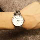 Marc Jacobs Baker White Dial Silver Steel Strap Watch for Women - MBM3242 Buy Now By Marc Jacobs