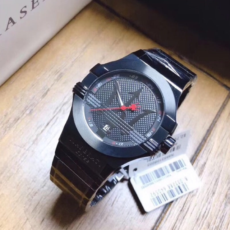 Maserati Potenza 42mm Black Analog Dial Black Strap Watch For Men - R8853108003 Buy Now By Maserati