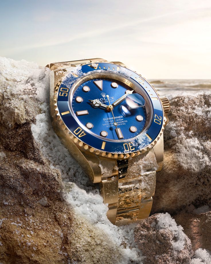 Shop Rolex Submariner Date Oyster 41mm Blue Dial Two Tone Oyster Steel Yellow Gold Strap Watch for Men - M126613LB-0002 in USA