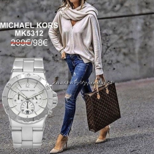 Michael Kors Dylan Silver Dial Silver Steel Strap Watch for Women - MK5312 Buy Now By Michael Kors