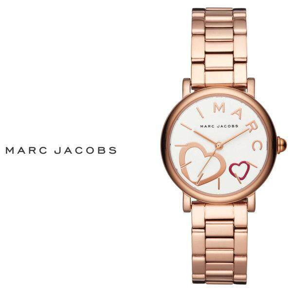 Shop Marc Jacobs Classic White Dial Rose Gold Steel Strap Watch for Women - MJ3592 in USA