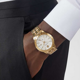 Versace Univers Quartz White Dial Gold Steel Strap Watch for Men - VEBK00518 Buy Now By Versace