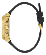 Guess Fusion Chronograph Black Dial Black Leather Strap Watch For Women - GW0553L4 Buy Now By Guess