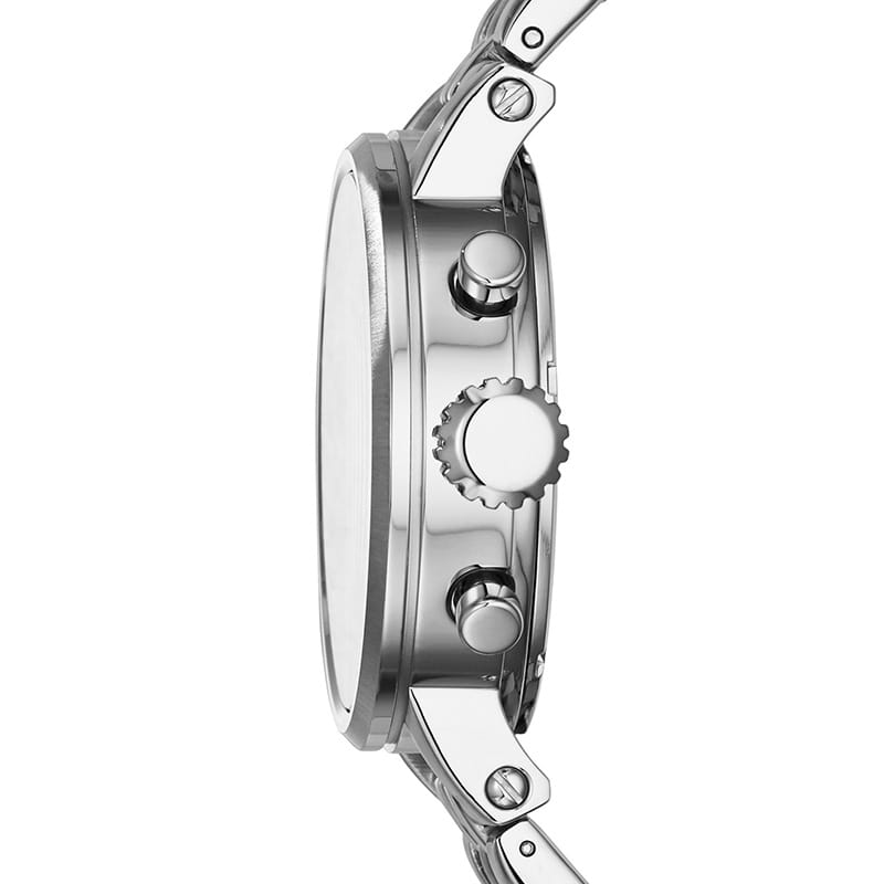 Fossil Boyfriend Chronograph Brown Dial Silver Steel Strap Watch for Women - ES3747 Buy Now By Fossil