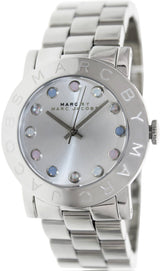 Marc Jacobs Amy Dexter Silver Dial Silver Steel Strap Watch for Women - MBM3214 Buy Now By Marc Jacobs
