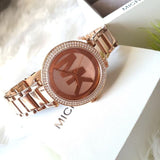 Michael Kors Parker Rose Gold Dial Rose Gold Steel Strap Watch for Women - MK5865 Buy Now By Michael Kors