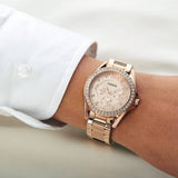 Fossil Riley Multifunction Rose Gold Dial Rose Gold Steel Strap Watch for Women - ES2811 Buy Now By Fossil