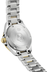 Tag Heuer Aquaracer Quartz Diamonds Mother of Pearl Dial Two Tone Steel Strap Watch for Men - WBD1422.BB0321