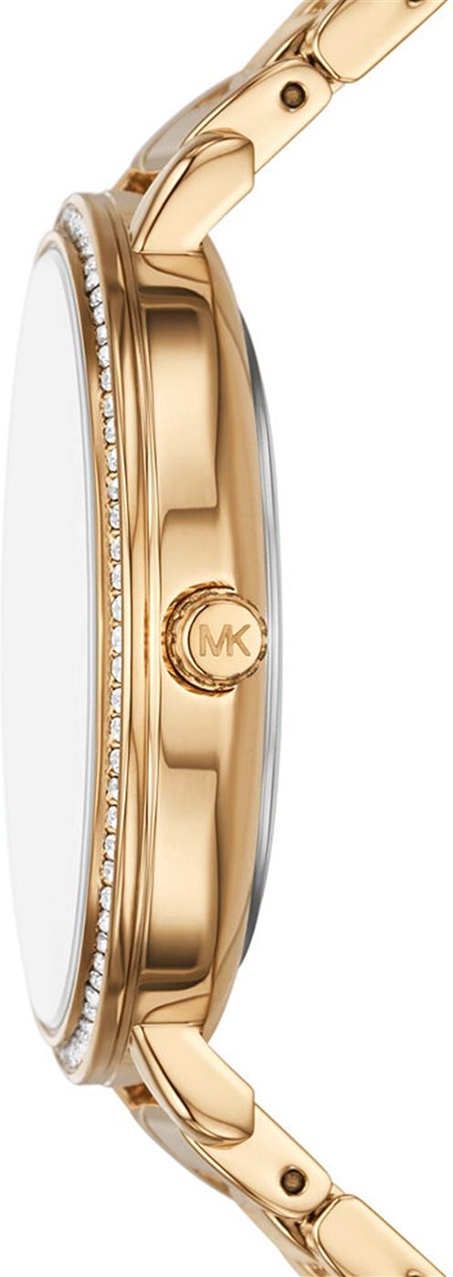 Michael Kors Pyper Three Hand White Dial Gold Steel Strap Watch For Women - MK4666 Buy Now By Michael Kors