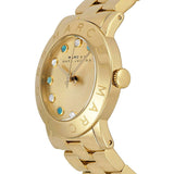Marc Jacobs Amy Dexter Gold Dial Gold Steel Strap Watch for Women - MBM3215 Buy Now By Marc Jacobs