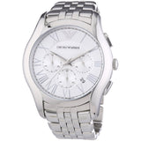 Emporio Armani Velente Chronograph Quartz Silver Dial Silver Steel Strap Watch For Men - AR1702 Buy Now By Emporio Armani