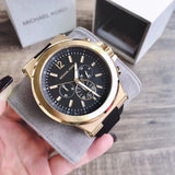 Michael Kors Dylan Chronograph Black Dial Black Rubber Strap Watch for Men - MK8445 Buy Now By Michael Kors