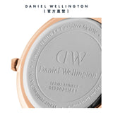 Daniel Wellington Classic Petite Sheffield White Dial Black Leather Strap Watch For Women - DW00100230 Buy Now By Daniel Wellington