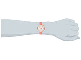 Marc Jacobs Sally White Dial Orange Leather Strap Watch for Women - MBM1355 Buy Now By Marc Jacobs