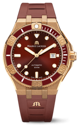 Maurice Lacroix Aikon Venturer Asia Special Edition Red Dial Red Rubber Strap Watch For Men - AI6058-BRZ6B-530-6 Buy Now By Maurice Lacroix