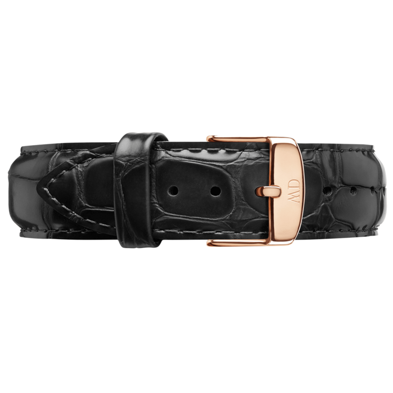Daniel Wellington Dapper Reading White Dial Black Leather Strap Watch For Women - DW00100118 Buy Now By Daniel Wellington