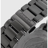 Shop Gucci Dive Quartz Black Dial Black Steel Strap Watch For Men - YA136205 in USA