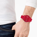 Tommy Hilfiger Denim Red Dial Red Rubber Strap Watch for Men - 1791557 Buy Now By Tommy Hilfiger
