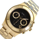Marc Jacobs Blade Chronograph Black Dial Gold Steel Strap Watch for Women - MBM3309 Buy Now By Marc Jacobs
