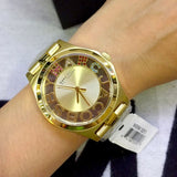 Marc Jacobs Henry Skeleton Gold Dial Gold Steel Strap Watch for Women - MBM3263 Buy Now By Marc Jacobs