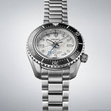 Shop Seiko Prospex Sea Arctic Ocean GMT Limited Edition Silver Dial Silver Steel Strap Watch For Men - SPB439J1 in USA