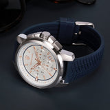 Maserati Successo Chronograph White Dial Blue Rubber Strap Watch For Men - R8871621013 Buy Now By Maserati
