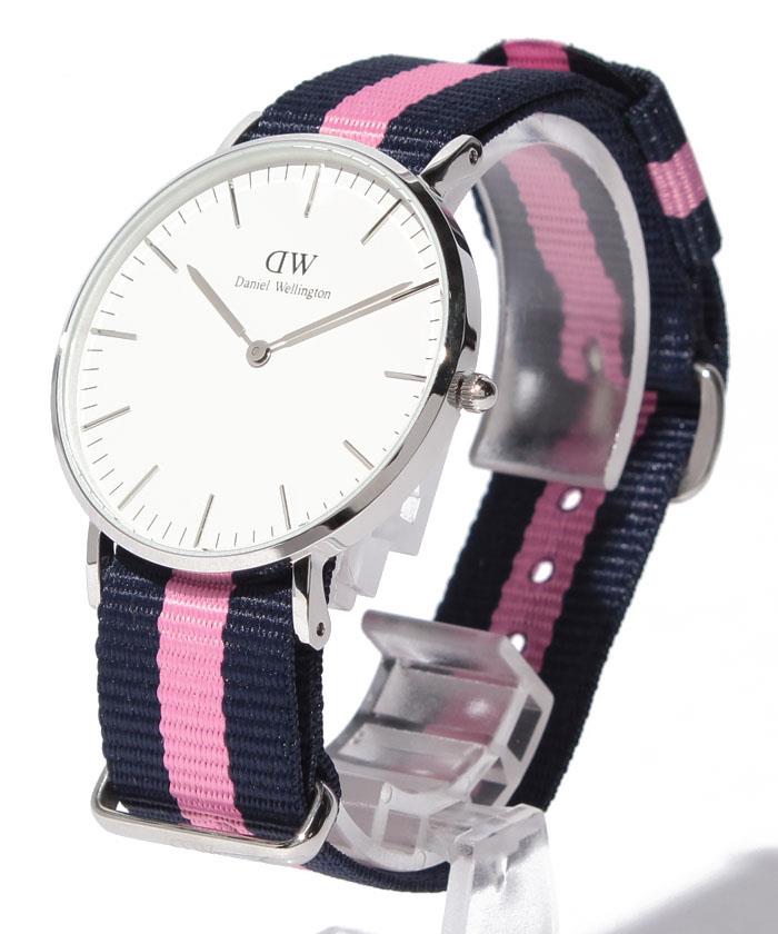 Daniel Wellington Classic Winchester White Dial Two Tone Nylon Strap Watch For Women - DW00100049 Buy Now By Daniel Wellington