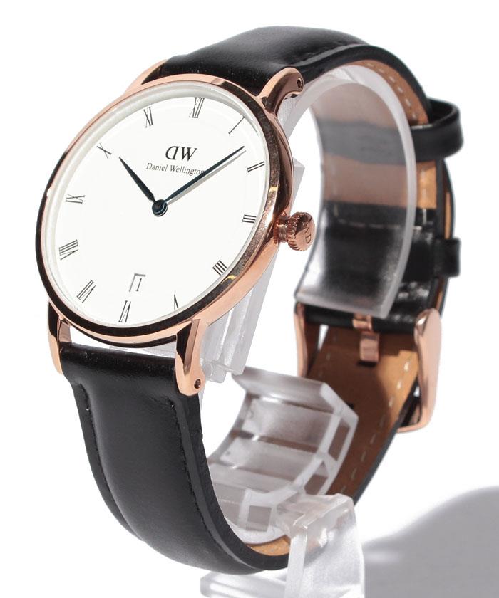 Daniel Wellington Dapper Sheffield White Dial Black Leather Strap Watch For Men - DW00100092 Buy Now By Daniel Wellington