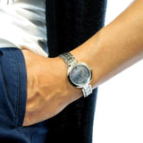 Tissot T Lady Flamingo Mother of Pearl Blue Dial Silver Steel Strap Watch For Women - T094.210.11.121.00 Buy Now By Tissot