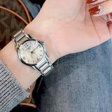 Tissot T Wave Mother of Pearl Dial Two Tone Steel Strap Watch For Women - T023.210.11.117.00 Buy Now By Tissot