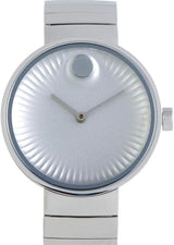 Shop Movado Edge Silver Dial Silver Steel Strap Watch for Women - 3680012 in USA