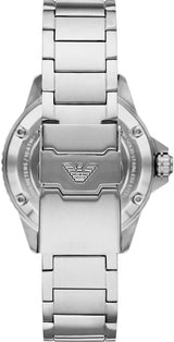 Emporio Armani Meccanico Automatic Blue Dial Silver Steel Strap Watch For Men - AR60059 Buy Now By Emporio Armani