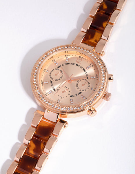 Michael Kors Parker Rose Gold Dial Two Tone Steel Strap Watch for Women - MK6239 Buy Now By Michael Kors
