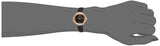 Shop Swarovski Crystal Flower Black Dial Black Leather Strap Watch for Women - 5552421 in USA