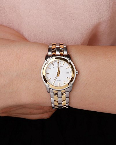Burberry Heritage Silver Dial Two Tone Steel Strap Watch for Women - BU1857 Buy Now By Burberry