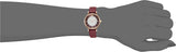 Emporio Armani Gianni T Bar Crystals Purple Dial Purple Leather Strap Watch for Women - AR11487