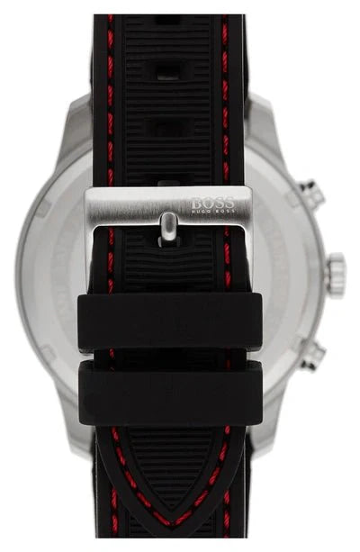 Hugo Boss Professional Black Dial Black Silicone Strap Watch for Men - 1513525 Buy Now By Hugo Boss