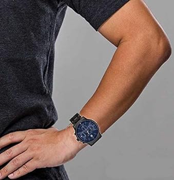 Tommy Hilfiger Kyle Quartz Blue Dial Black Steel Strap Watch for Men - 1791633 Buy Now By Tommy Hilfiger