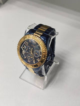 Guess BFF Multifunction Blue Dial Two Tone Steel Strap Watch for Women - W0231L6 Buy Now By Guess