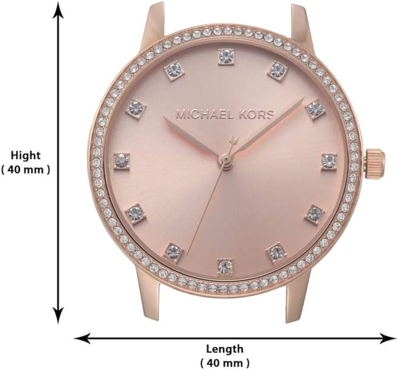 Michael Kors Melissa Analog Rose Gold Dial Rose Gold Steel Strap Watch For Women - MK4396 Buy Now By Michael Kors