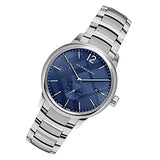 Shop Burberry The Classic Blue Dial Silver Steel Strap Watch for Men - BU10007 in USA